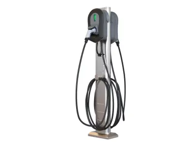 EV Charger 05 Low-poly 3D model