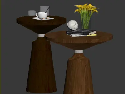 Nicole Coffee Table Set 3D model