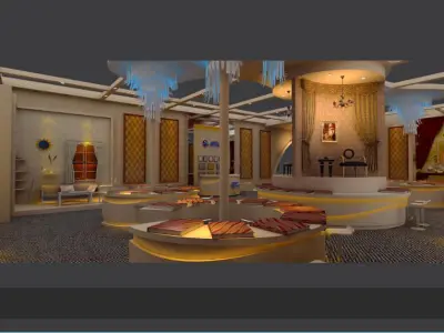 Exhibition - Area - 24X15-3DMAX2012-03 3D model