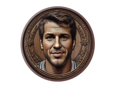 Cesc Fabregas Footballer Medallion 3D print model