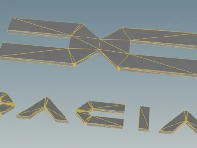 Dacia Logo 2021 3D print model