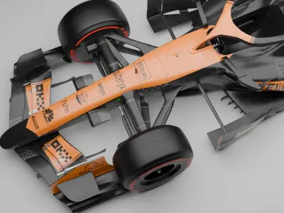 Mclaren 2026 F1 car concept  3D model