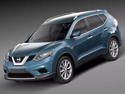 Nissan Rogue 2014 3D model