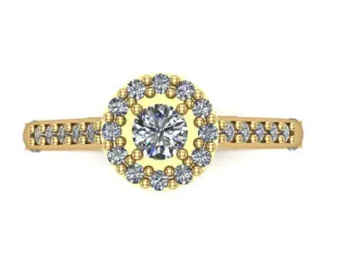 Diamond Ring  3D print model