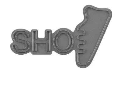 Shoe Neon Sign 3D model
