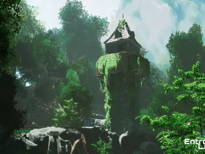 Whispering Grove Environment Unity Environment Low-poly 3D model