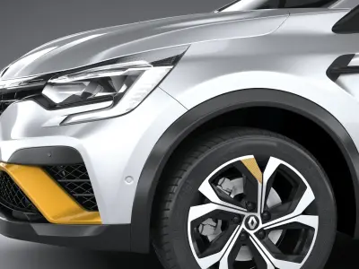Renault Captur E-Tech 2023 3D model
