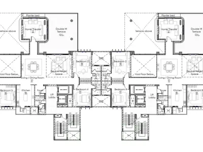 Revit Residential building 3D model Volume02 3D model 3D model
