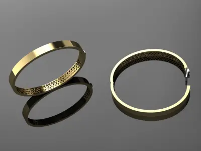 Bracelet Gold  3D print model