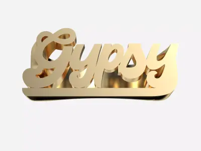 Custom Name Ring  3D print model