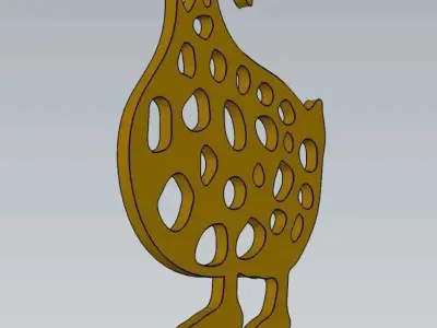 Wonderful Artificial Duck Home and Garden Outdoor Lawn Decor 3D model purchase