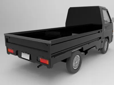 MITSUBISHI COLT L300 LOW POLY Low-poly 3D model