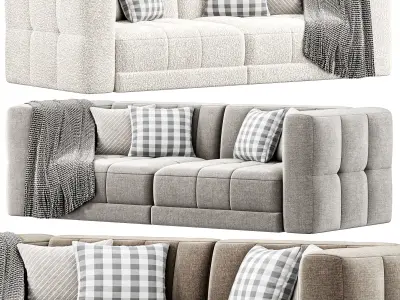 Tavi Sofa Alcala Graphite By Highfashionhome 3D model