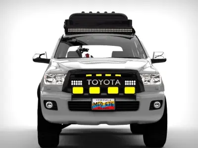 Toyota Sequoia 2010 Equipada  3D model