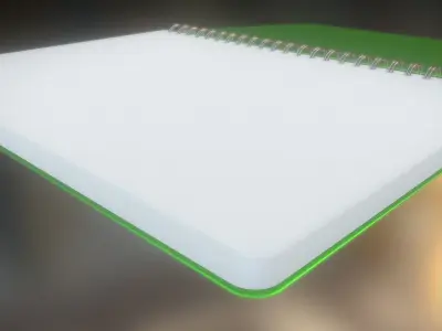Sketchbook  animated 3D model