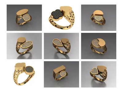 Turkey Ring 3DM Jewelry CAD Files for Designers  Manufacturers 3D print model