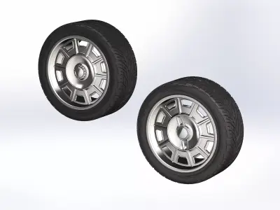 Custom wheels Schott C10 for your scale model 3D print model