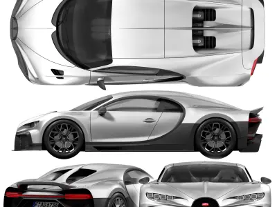 Bugatti Chiron 3D model