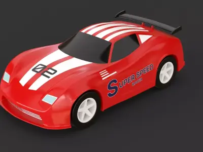 toy racing car  3D model
