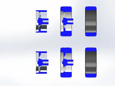 Custom wheels Hot Rods by Boyd G1 for your scale model 3D print model
