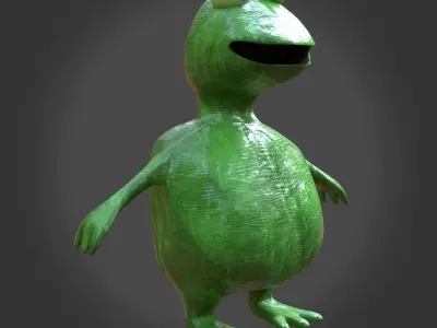 Bull toad 3D model