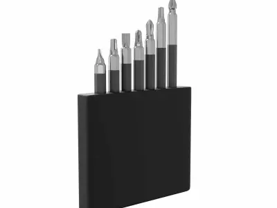 Screwdriver Bit Set 3D model