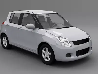 Car 01 Low-poly 3D model