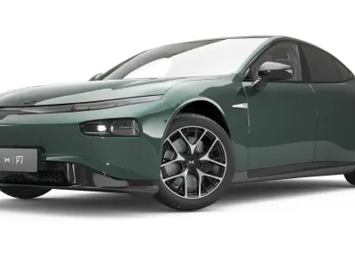 2024 Xpeng P7 With Interior  3D model