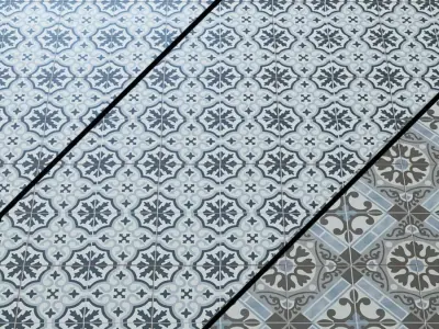 Porcelain tile EVASION AZUL 3D model