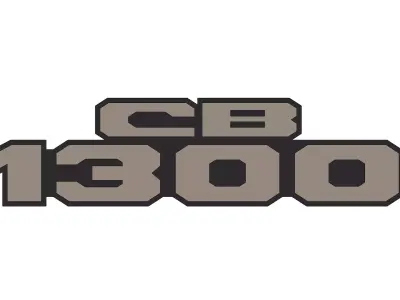 Honda CB 1300 emblem 3D model