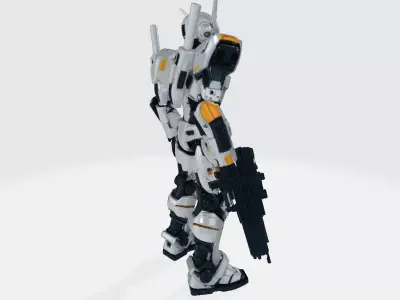 Robot White Colossus 3D print model