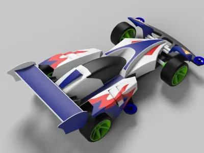 TOY CAR PLAYMOBILE 3D print model