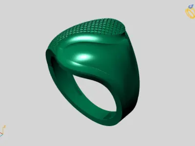 Women Plain Ring STL Models Womens Ring 3dmodels 3D print model 3D print model 54