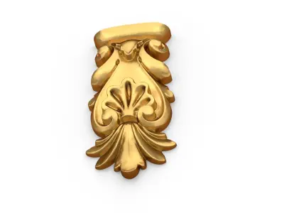 Classic decor ornament 09 3D print model