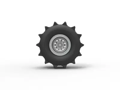 Wheel of Formula off road Scale 1 to 25 3D print model