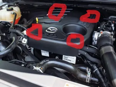 Mazda BT50 Engine top cover bolt 3D print model