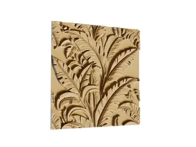 mural decor set wall panel 13 3D model