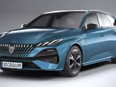 Peugeot 308 SW 2026 3D model
