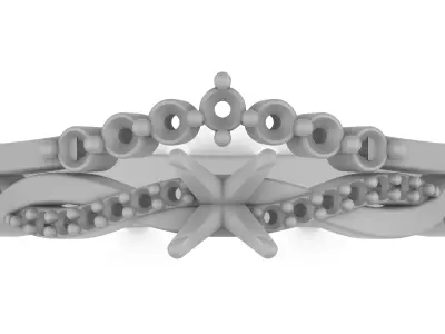 Jewelry Engagement Luxury Ring 3D print model