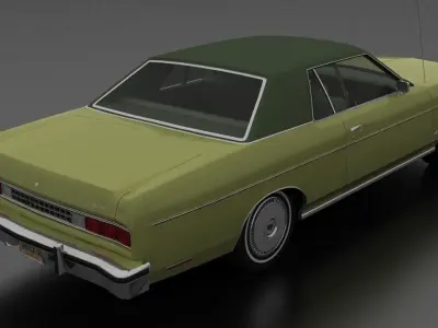 Monterey 2dr 1973 Low-poly 3D model