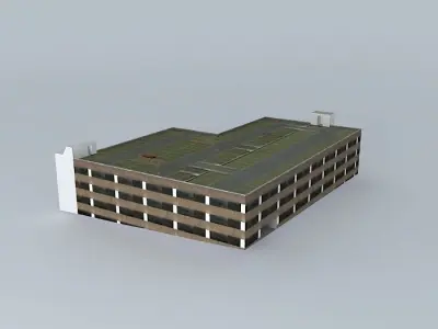 Queensgate car park huddersfield Free 3D model