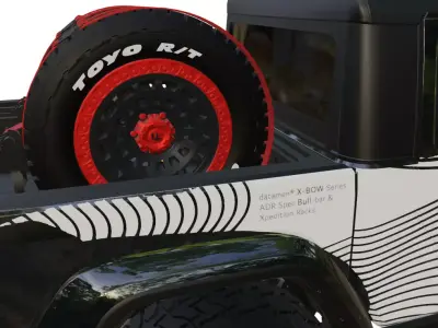 2025 Jeep Gladiator RUBICON 392 datamen  X-BOW Series 3D model