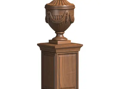 Classic outdoor Vase 3D model