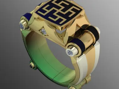 Ring akr 16 3D print model