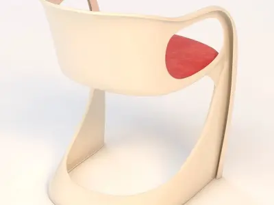 Casalino Dining Chair By Casala 3D model