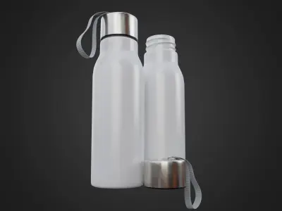 Sports Water Bottle Low-poly 3D model