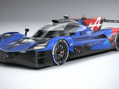 Alpine A424 LM 2024 3D model