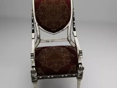 Baroque dining set 3D print model