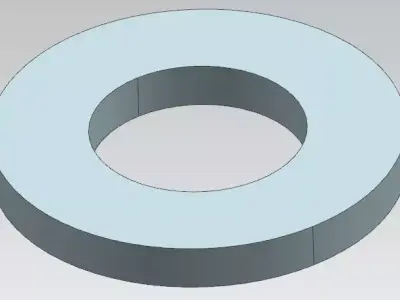 Flat washer for M8 screw 3D print model