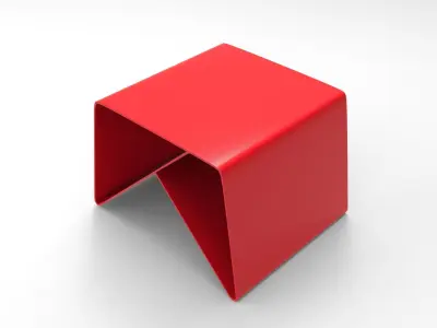 T4 Small Table Low-poly 3D model